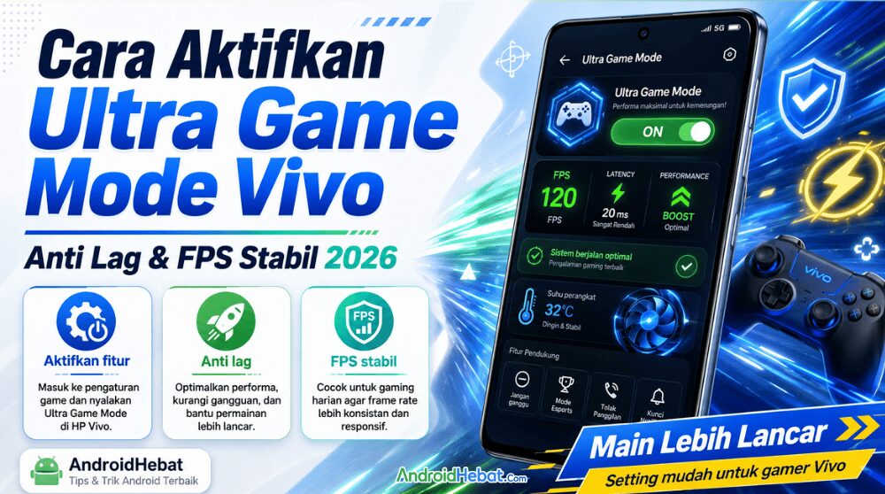 Cara aktifkan dan setting Ultra Game Mode serta Game Panel di HP Vivo
