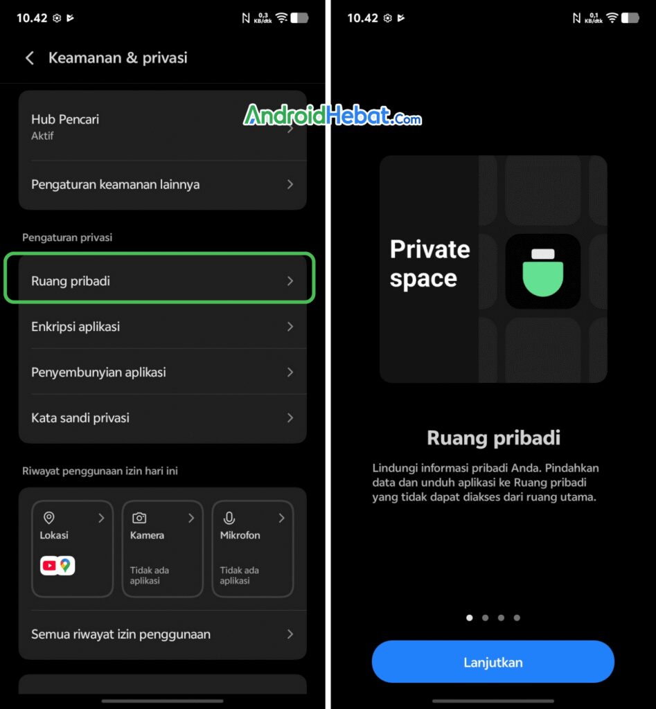 Cara membuat ruang kedua di HP Vivo