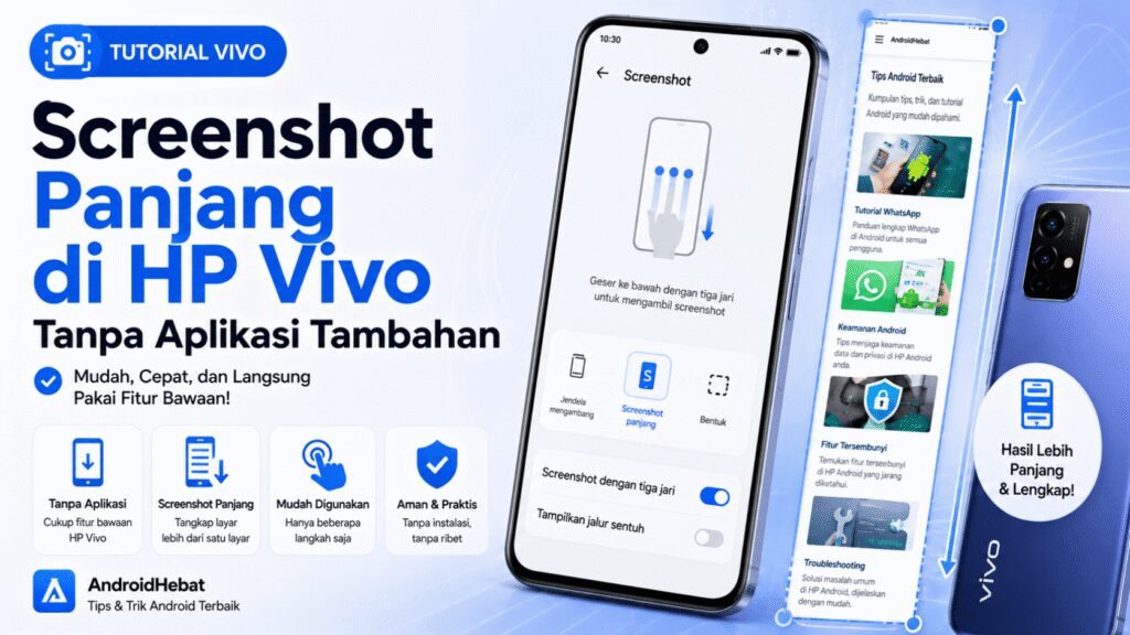 cara screenshot panjang vivo
