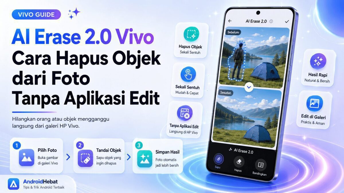 cara pakai ai erase di vivo