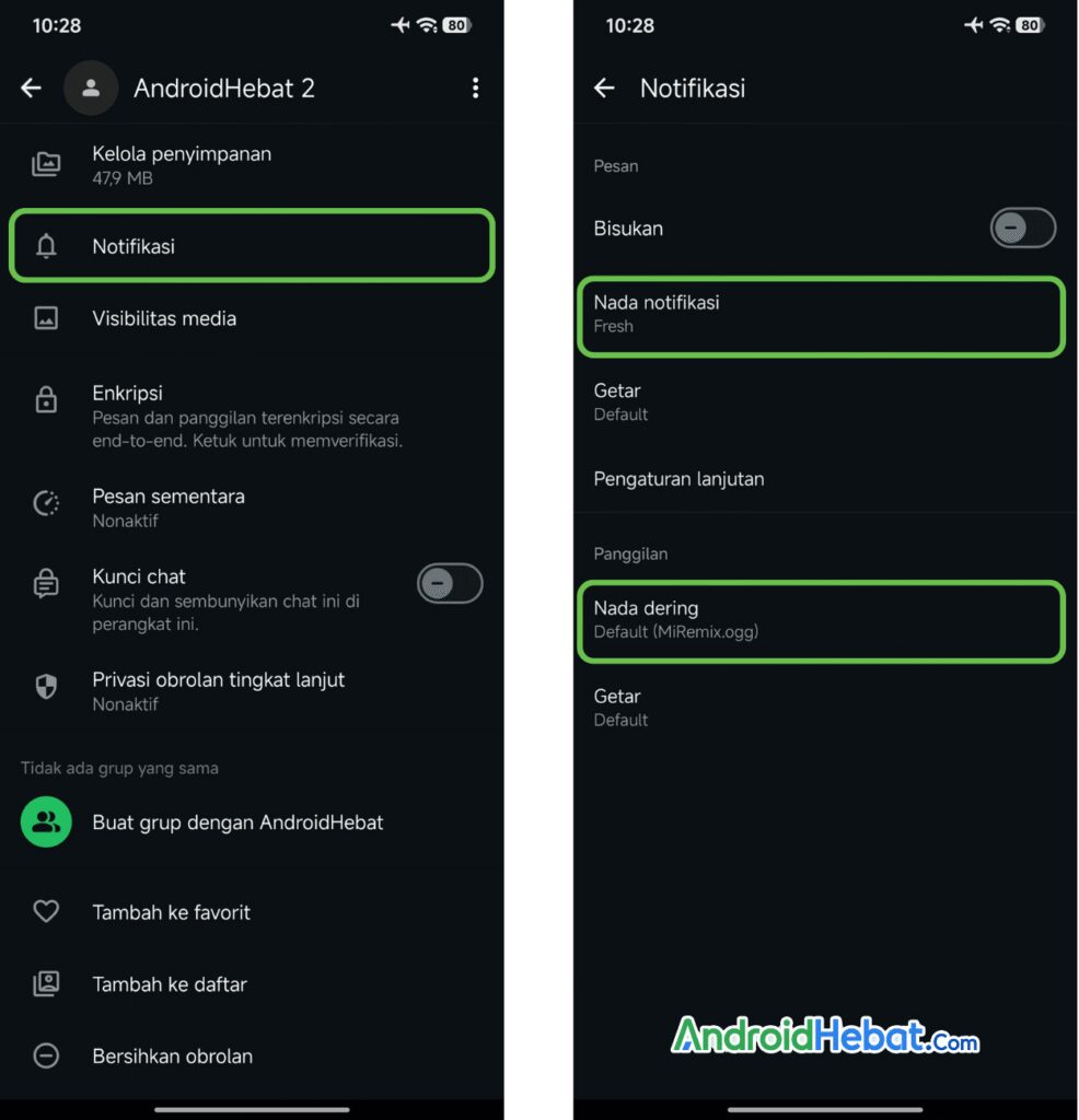cara kustomisasi nada dering wa di vivo