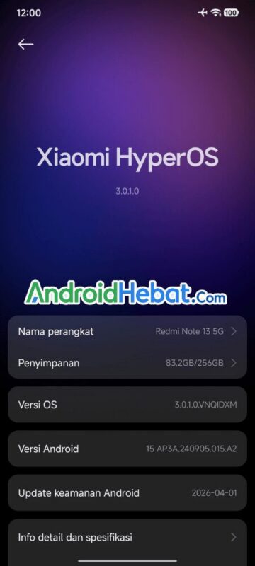 cek versi xiaomi os