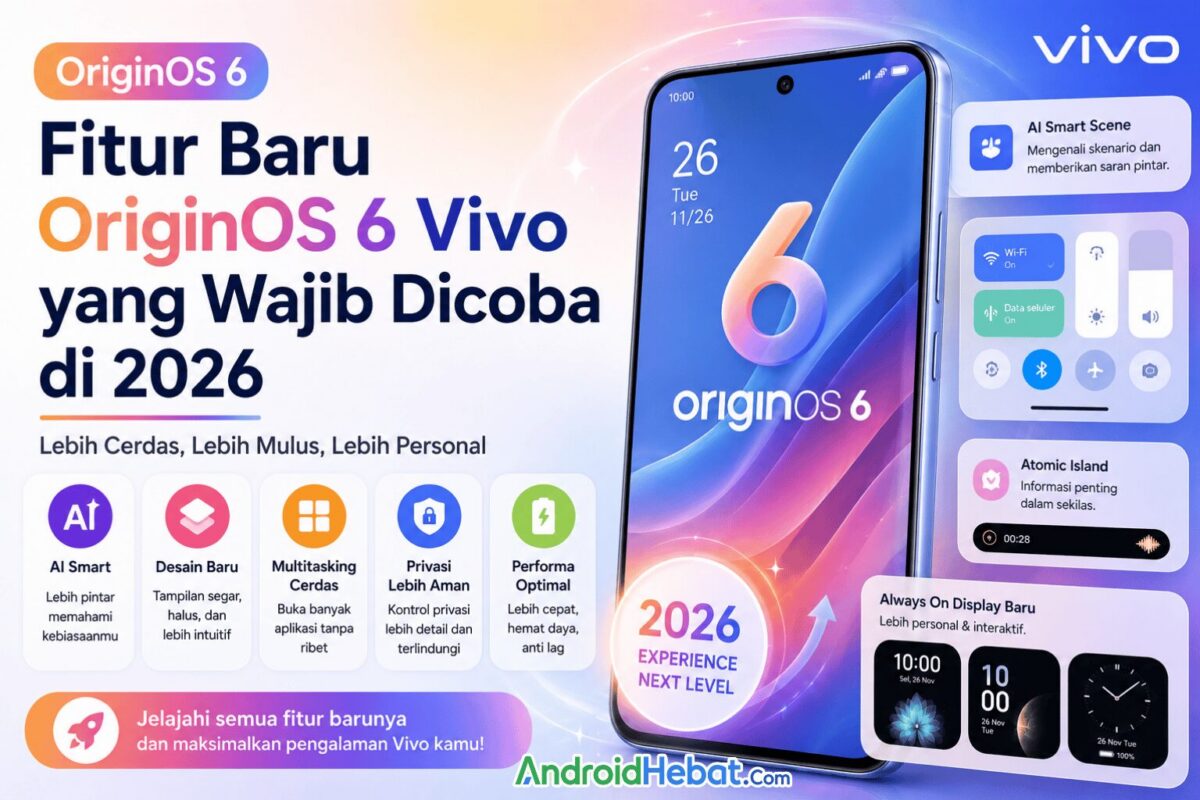 Daftar fitur baru dan kelebihan OriginOS 6 Vivo termasuk Origin Island dan AI