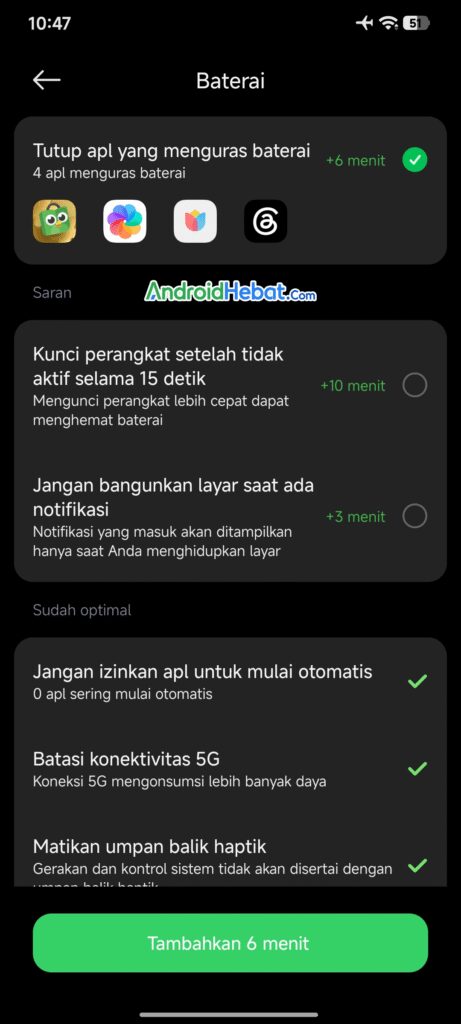 baterai boros setelah update hyperOS 3 Xiaomi