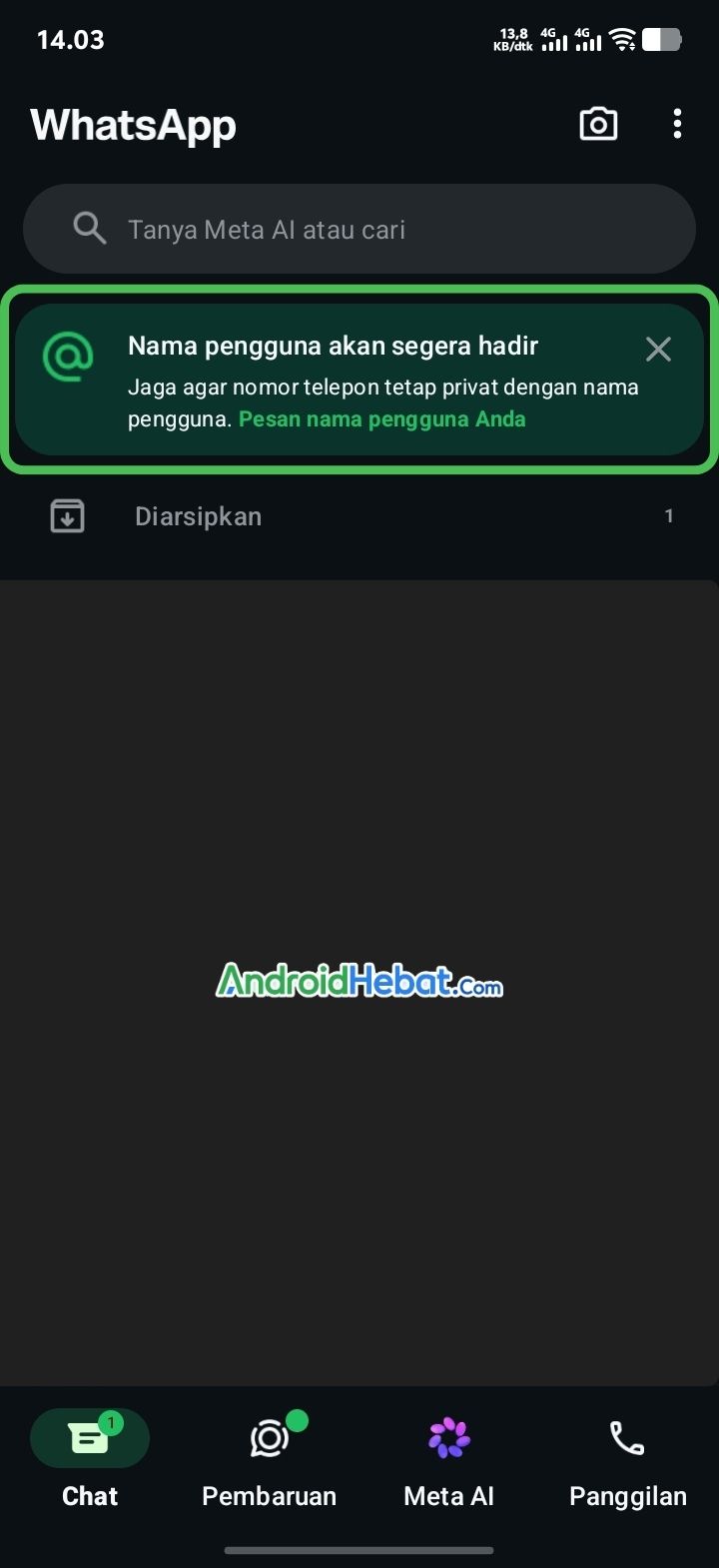 cara buat username wa terbaru
