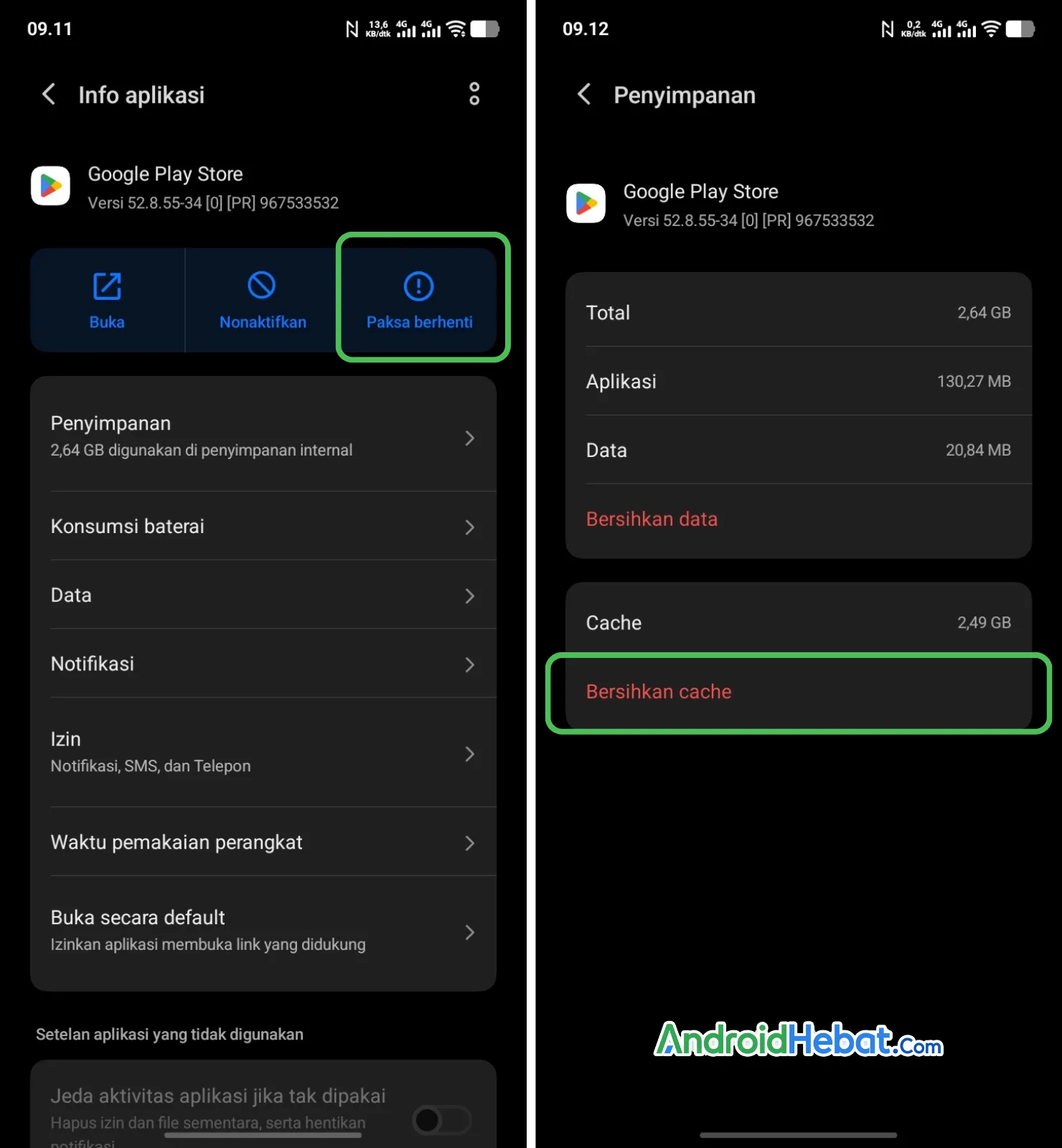 HP Vivo tidak bisa unduh aplikasi dari Playstore