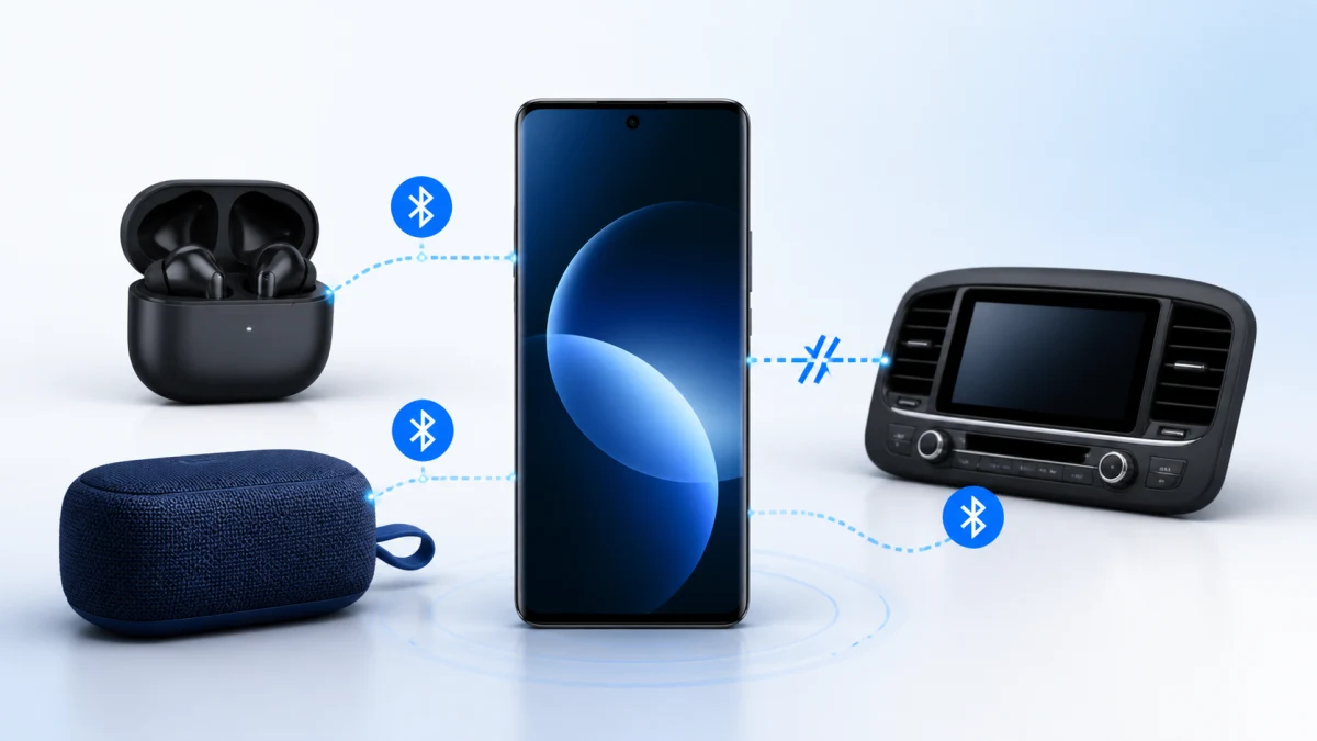 Bluetooth HP Vivo tidak bisa terhubung ke TWS, speaker, atau mobil