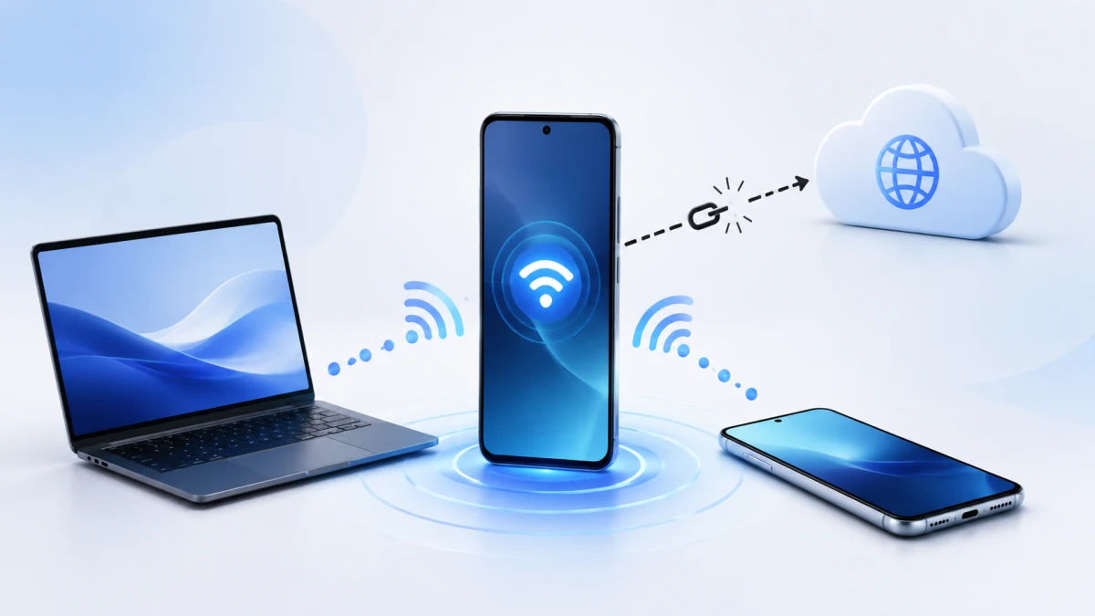 Hotspot HP Vivo tersambung tetapi tidak ada internet